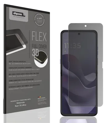 Image de Full Cover Privacy Film pour Motorola Razr 70 Ultra Innenseite Film de protection visuelle ecrán