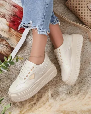 Zdjęcie produktu dla Royalfashion Damskie buty sportowe na platformie Aseldas, rozmiar 40