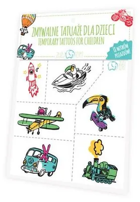Image de Tatouages lavables pour enfants - Véhicules