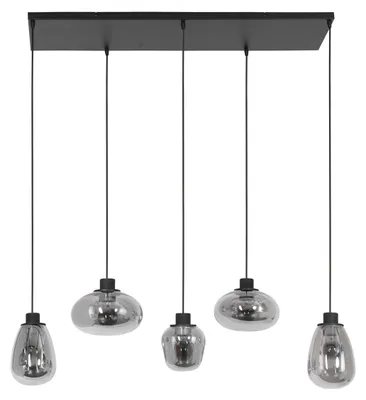 Immagine prodotto di Steinhauer - lampada a sospensione - Reflexion - nero - vetro metallo - lampada di design - E27 - 3078ZW
