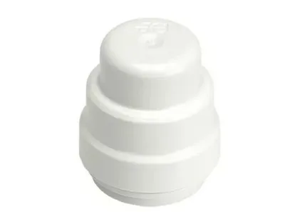 Produktbild von John Guest Kunststoff Endkappe PSE4628W 28mm, weiss, Kunststoff