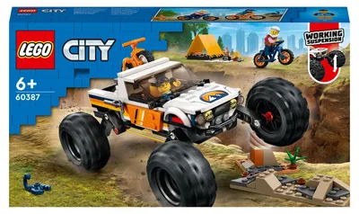 Immagine prodotto di Lego City Avventure Sul Fuoristrada 4x4 60387