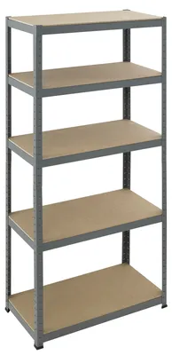 Zdjęcie produktu dla Regał do dużych obciążeń / stół warsztatowy, malowany proszkowo, 180 x 90 x 45 cm, nośność 1325 kg