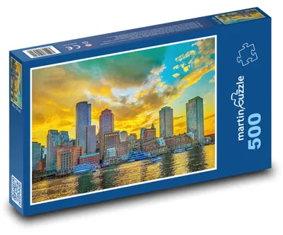 Obrázok produktu pre martinpuzzle – Puzzle, 500 dielikov – USA – Boston