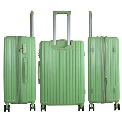 Produktbild von Kleiner Handgepäck Reisekoffer Portofino 40 L Hartschale Trolley grün