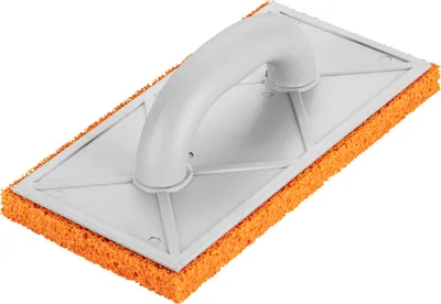 Obrázok produktu pre NEO TOOLS Mriežková doska L280 mm x B140 mm s gumovým poťahom, hrúbka huby 18 mm|s plastovou rukoväťou, na čistenie, vyhladzovanie a tepovanie