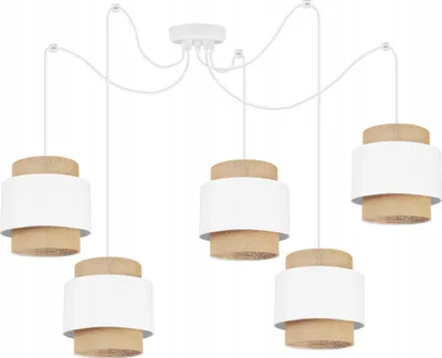 Immagine prodotto di Lampada a sospensione, lampadario da soffitto, paralume, Boho Juta