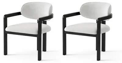 Obrázek produktu pro Dvě moderní židle, stylového designu, vhodné do jídelny