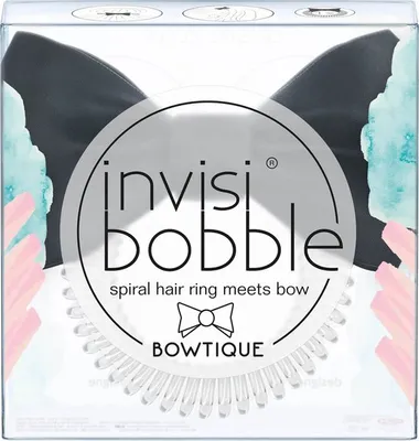 Immagine prodotto di Invisibobble Bowtique Gomma per capelli con fiocco Nero Vero