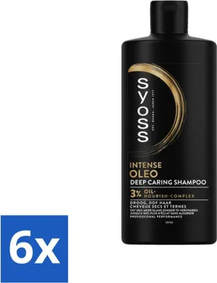 Produktbild von SYOSS – Oleo – Shampoo – Langanhaltendes Styling – 440 ml - Vorteilspack - 6 Stücke