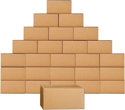 Produktbild von Famanu Versandkartons 25 Stück - Robuste Umzugskartons 11x6x6 Inch