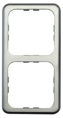 Produktbild von Doppelrahmen grau aus Metall