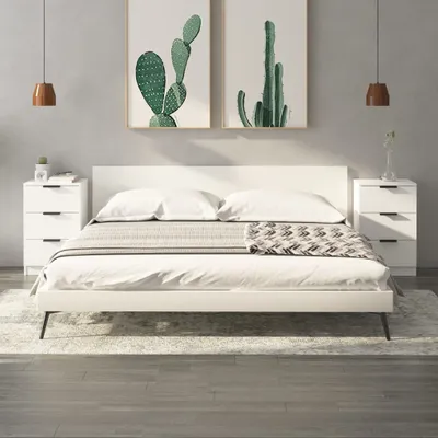 Produktbild von VidaXL 811269, Weiß, Holz, 400 mm, 360 mm, 650 mm, 2 Stück(e)