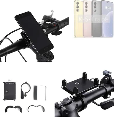 Produktbild von K-S-Trade Handyhalterung für das Fahrrad kompatibel mit Meizu 20 Halter Lenkstange Fahrradhalterung Motorrad Bike Mount Befestigung Smartphone Handy