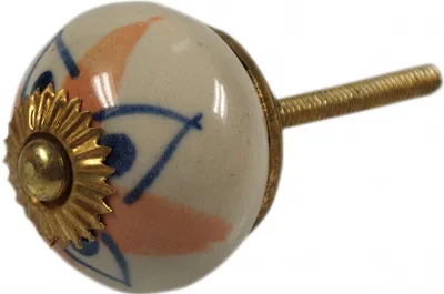 Produktbild von Keramik Möbelknopf, Möbelknauf Möbelgriff, Schranktürknöpfe, Möbelknöpfe, Schubladengriff - Modell 60, Mehrfarbig, 3,5*3,5*4 cm, Möbelknöpfe