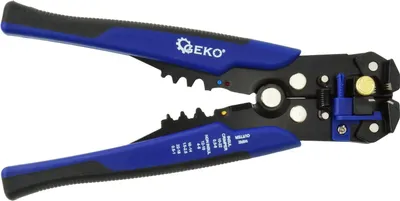 Obrázek produktu pro GEKO Multifunkční automatické kleště odizolovací, krimpovací 0,2-6mm G01775
