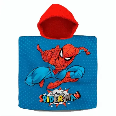 Produktbild von Marvel Spiderman Baumwolle Poncho Handtuch
