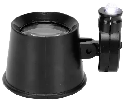 Produktbild von 10-fache Lupe, tragbare LED-Lupe für die Reparatur von Uhrenschmuck