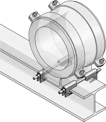Produktbild von MEFA Führungsklammer Typ B I, für HEA 100-140 HEB 100-120 IPE 200-240, 1 Stk.