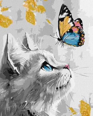 Imagen del producto de Pintura por números - Un gatito soñador