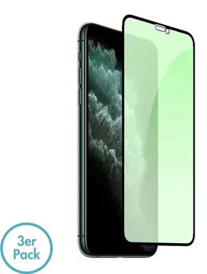 Produktbild von Apple iPhone 13 Mini Augenschutz für Kinder EyeCare Displayschutz Anti-Blaulicht Anti-UV-Licht 3er-Set