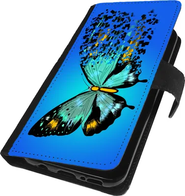 Produktbild von Hülle für Huawei P30 PRO Handy Tasche Case Cover Etui Schutzhülle Handyhülle Kunstleder Silikon Schmetterling Muster 332