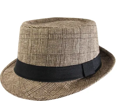 Produktbild von Trilby Hut - Fedora - braun - schwarz