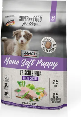 Produktbild von MAC's Dog Mono Soft Puppy Frisches Huhn