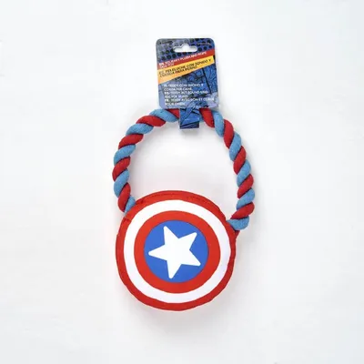Zdjęcie produktu dla Gryzak Marvel dla psów - piszczałka i pielęgnacja zębów w jednym