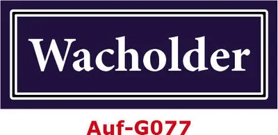 Produktbild von 2 Stück Gewürzaufkleber Wacholder 40x16mm Gewürzetiketten Sticker Lebensmittel (Auf-G077)