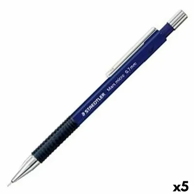 Image de Porte-mines Staedtler Mars Micro bleu 0,7 mm (5 pièces)