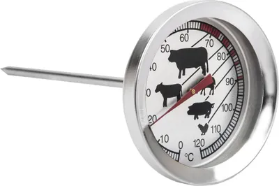 Produktbild von Schneider Bratenkern-Thermometer aus Edelstahl Fleischthermometer Grillthermometer