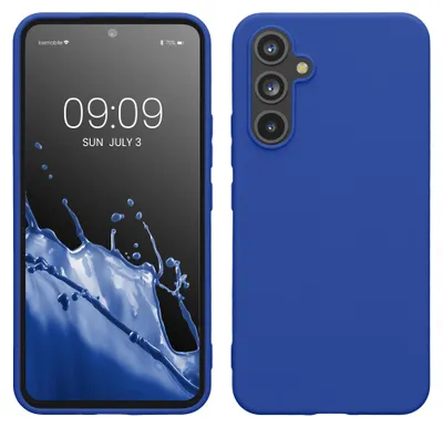 Produktbild von kwmobile Handyhülle für Samsung Galaxy A54 5G Hülle - TPU Case - Kabelloses Laden - Schutzhülle Cover in Baltik Blau