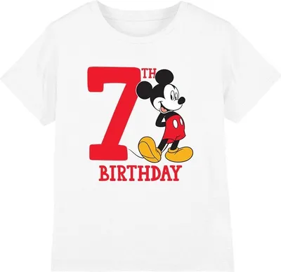 Obrázek produktu pro Disney - Dětské tričko - 7. narozeniny TV3289 (152-158) (Bílá)