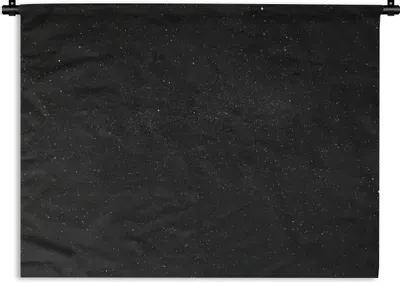 Produktbild von MuchoWow® Wandteppich Wandbehang Sternenhimmel - Schwarz - Weiß - Himmel 150x112.50 cm Tapisserie Dekoration Wandtuch - Wanddecke - Wandteppiche