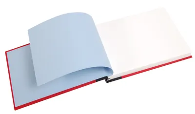 Produktbild von Clairefontaine Aquarellalbum A5 180g rot 60Bl
