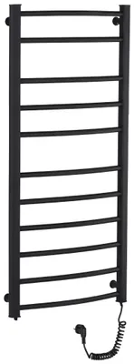Productafbeelding van CERANO - Elektrische handdoekdroger Luca - 187 W - matzwart - 1160x550 mm