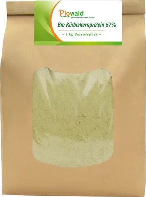 Produktbild von Piowald   Kürbiskernprotein 57% - 1 kg Vorratspack