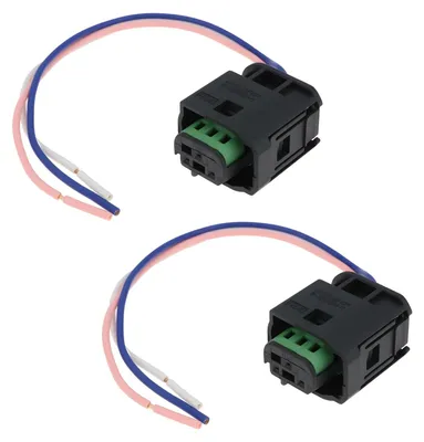 2er-Set 3-Pin Park-Sensor Kabelbaum Stecker 51755060