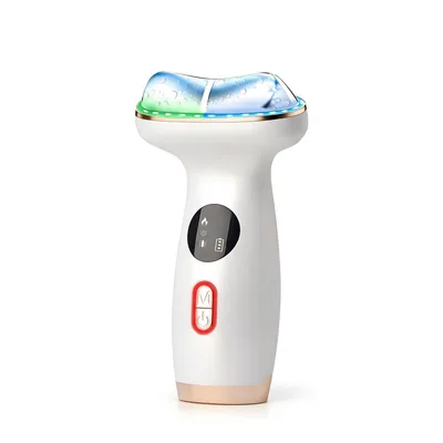 Produktbild von Tekoo Gesichtsmassagegerät 7-in-1 LED-Lichttherapie, Anti-Aging mit Wärme & Kälte