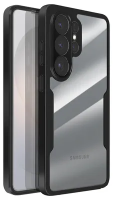 Immagine prodotto di Avizar, custodia integrale Galaxy S26 Ultra Hybrid con cornice protettiva, nero trasparente