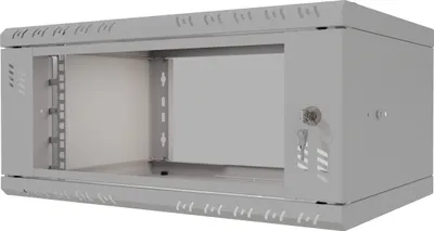 Obrázok produktu pre Skriňa RACK 19" 4U 350mm Serverová Závesná sklenená dvere šedá Stalflex