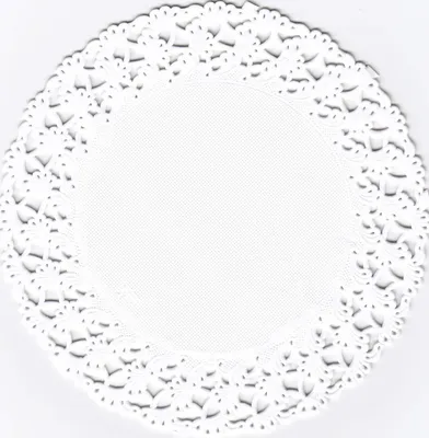 Tortenunterlagen rund 24 cm, 250 Stück, Weiß