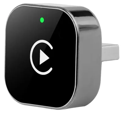 Immagine prodotto di Adattatore CarPlay wireless, plug and play, compatibilità universale, colore nero