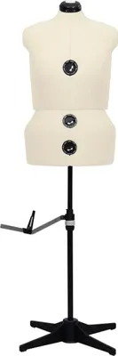 Obrázok produktu pre vidaXL Dressmaker's Dummy Adjustable Female Cream L Veľkosť 44-50