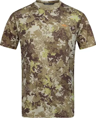 Produktbild von Blaser Base 160 Merino T-Shirt Herren (Huntec Camouflage) Größe S