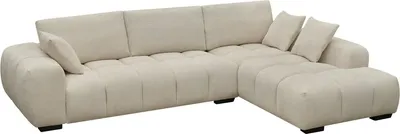 Immagine prodotto di Divano angolare in tessuto "Monceau" - 3 posti - Beige