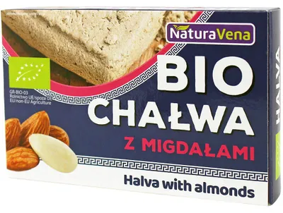 CHAŁWA Z MIGDAŁAMI BIO 200 g - NATURAVENA