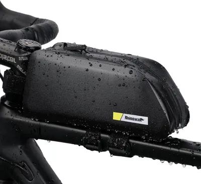 Image de Sacoche de vélo Sacoche de cadre 1.5L étanche Noir-2