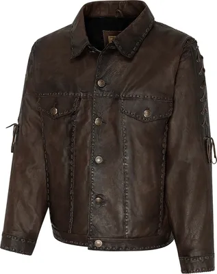 Produktbild von Stars & Stripes Western Lederjacke »ROWDY« Gr.XXL